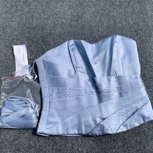 New  Alfred Angelo  bridesmaid top  Size 8 cornflower